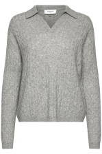 Rwlaica Cashmere Cable Ls Pullover