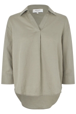 Rwesther Linen 3-4 Sleeve Shirt