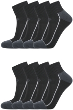 Avery Quarter Socks 8-pack