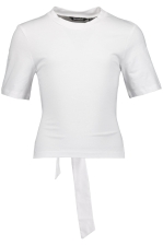 Girls S/s Top Tie In Back