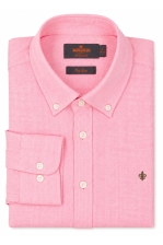Douglas Linen Herringbone Shirt-classic Fit