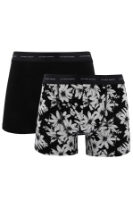 Herrboxer Bambu 2-pack, Black Flower + Black