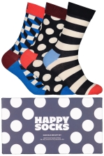 3-pack Dark Blue Mix Socks Gift Set