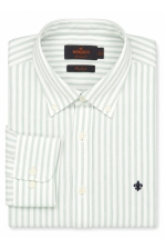 Douglas Linen Stripe Shirt-classic Fit