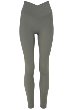 Ultimate Wrap Over Tights Khaki - Xs