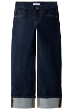 NKFROSE WIDE FOLD UP JEANS 6510-UW N