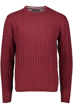 Ap 2552 Round Neck Cable Knit