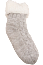 Cozy sock knitted pattern