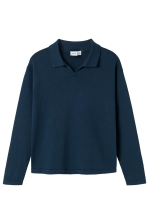 NKMODELAS LS KNIT POLO