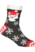 Yt Cabin Socks Kids Snow Cat