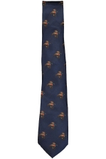 Ripon Silk Tie - Retriever Design