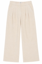 Pants Vickleby Corduroy Oat White