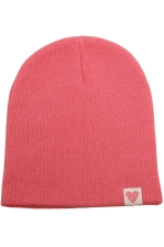 Barnmössa med vävd etikett