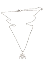Grl Pwr 2.0 Halsband 42Cm Silver