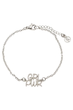 Grl Pwr 2.0 Armband Silver