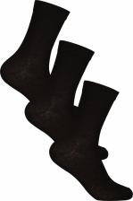 Bomullsstrumpa Dam 3-p