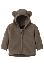 NBNMEEKO FLEECE JACKET MELANGE NOOS