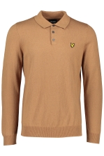Cotton Merino Long Sleeve Knitted Polo