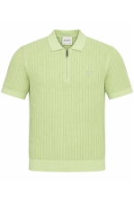 Superfine Knitted Bomber Polo