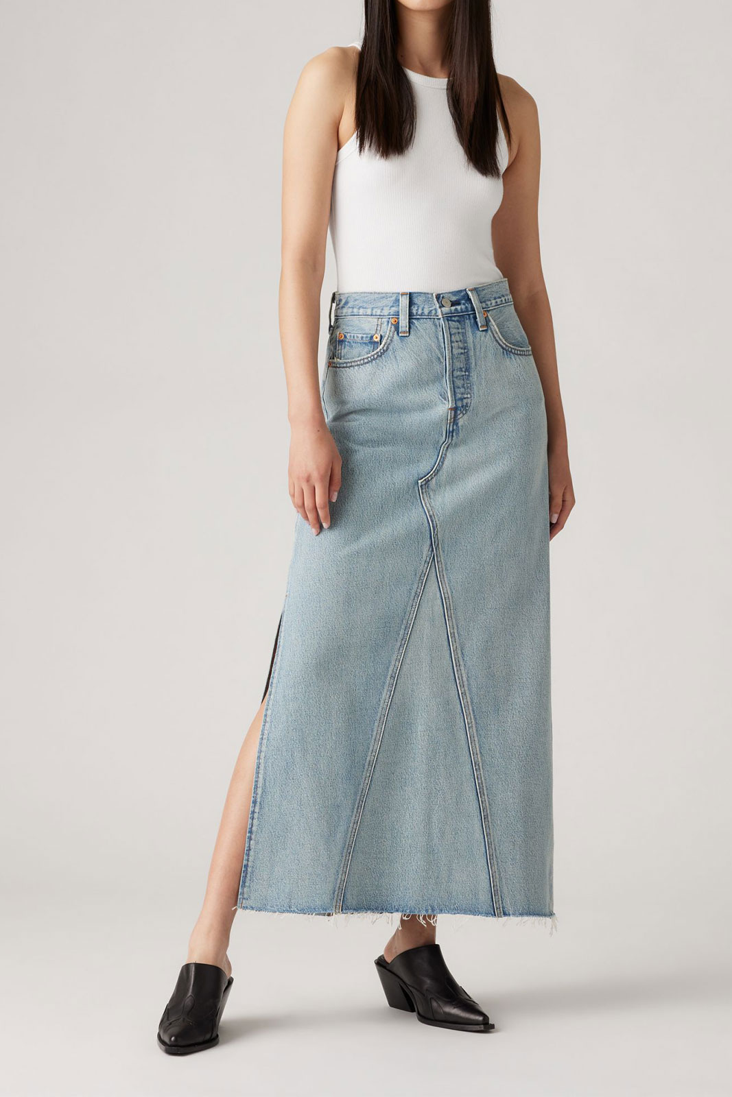 Iconic Long Skirt W/slit