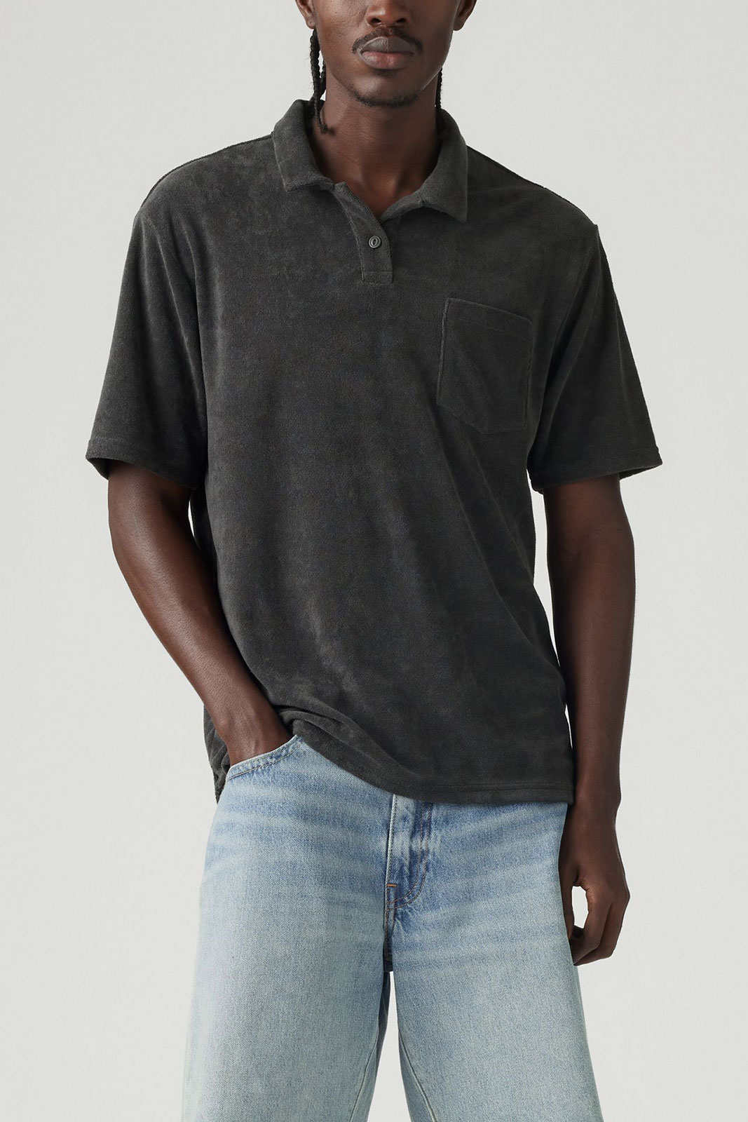 Terry Pocket Polo Om