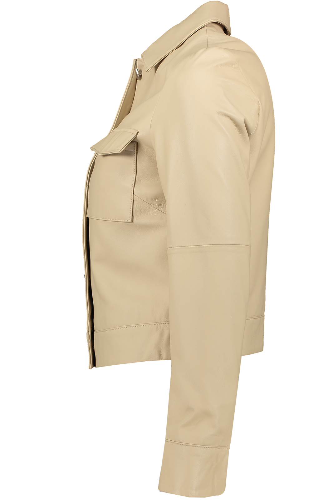 Lynn Pocket Leather Jacket