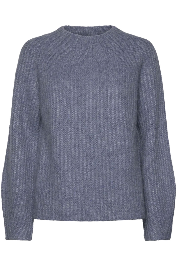 Rwtulip Ls Regular Rib Knit Pullover