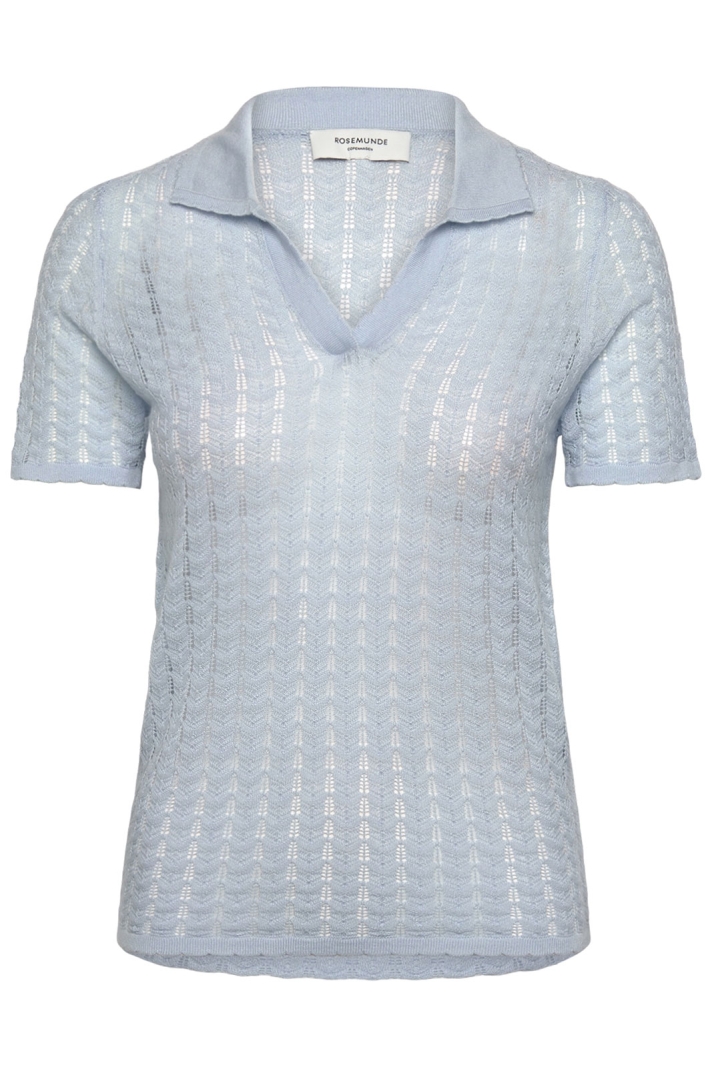 Rwsamira Silk Ss Polo Pullover