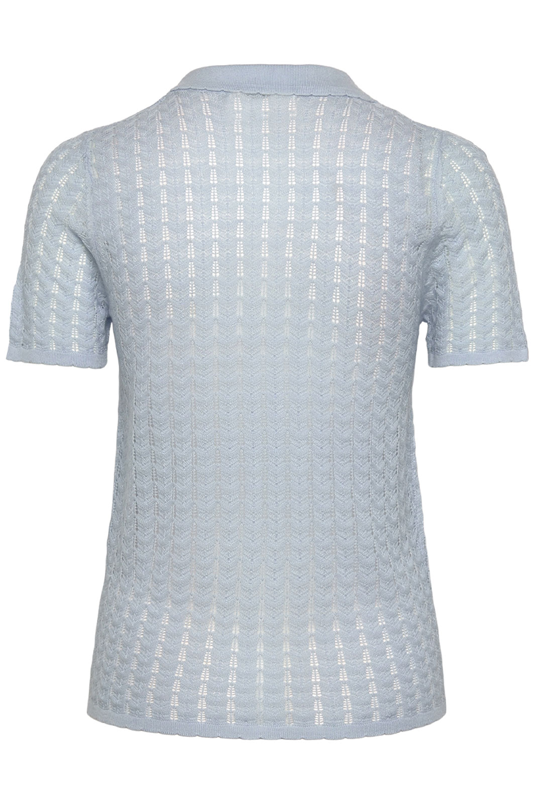 Rwsamira Silk Ss Polo Pullover