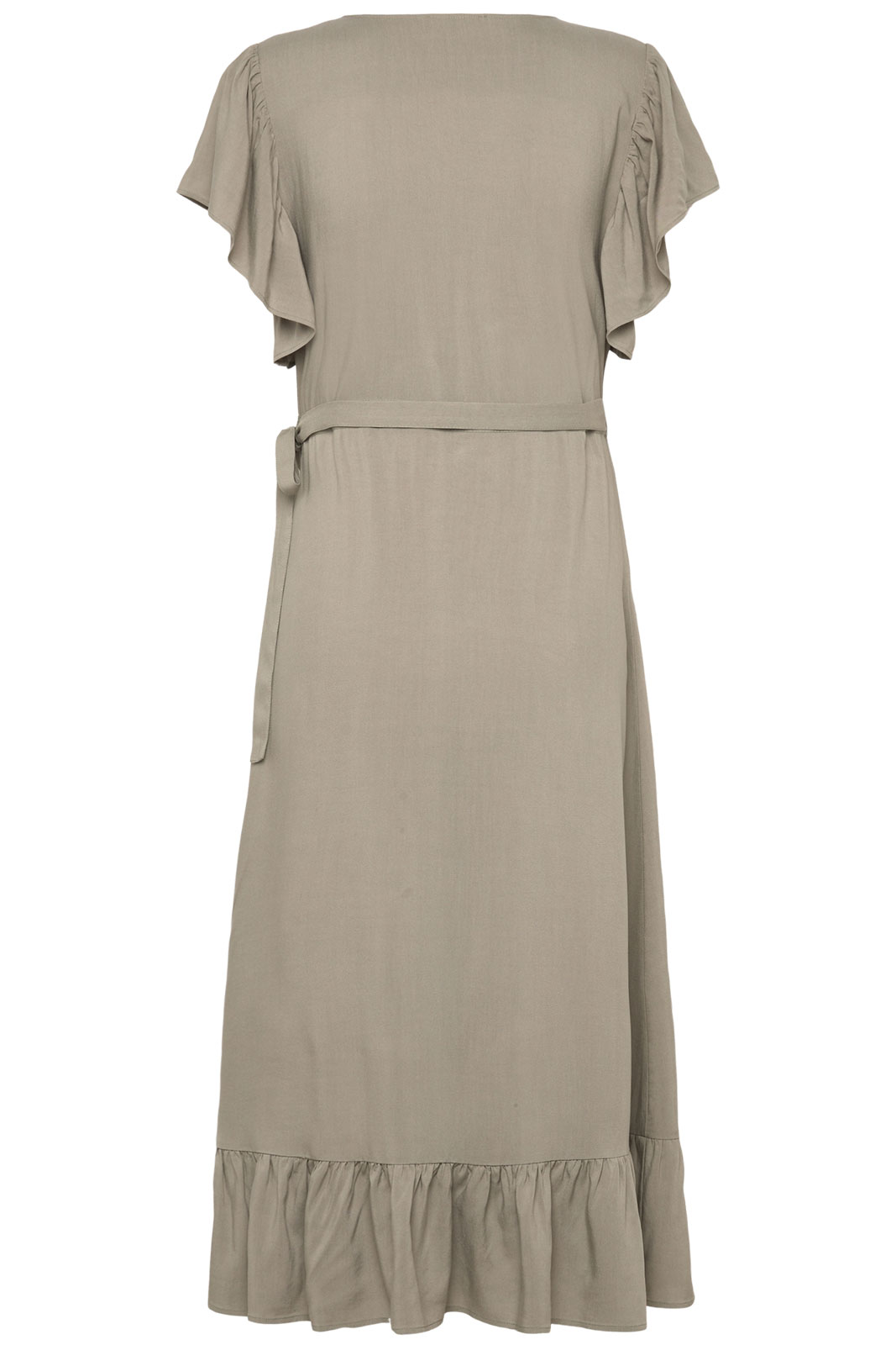 Rwelif Ss Midi Wrap Dress