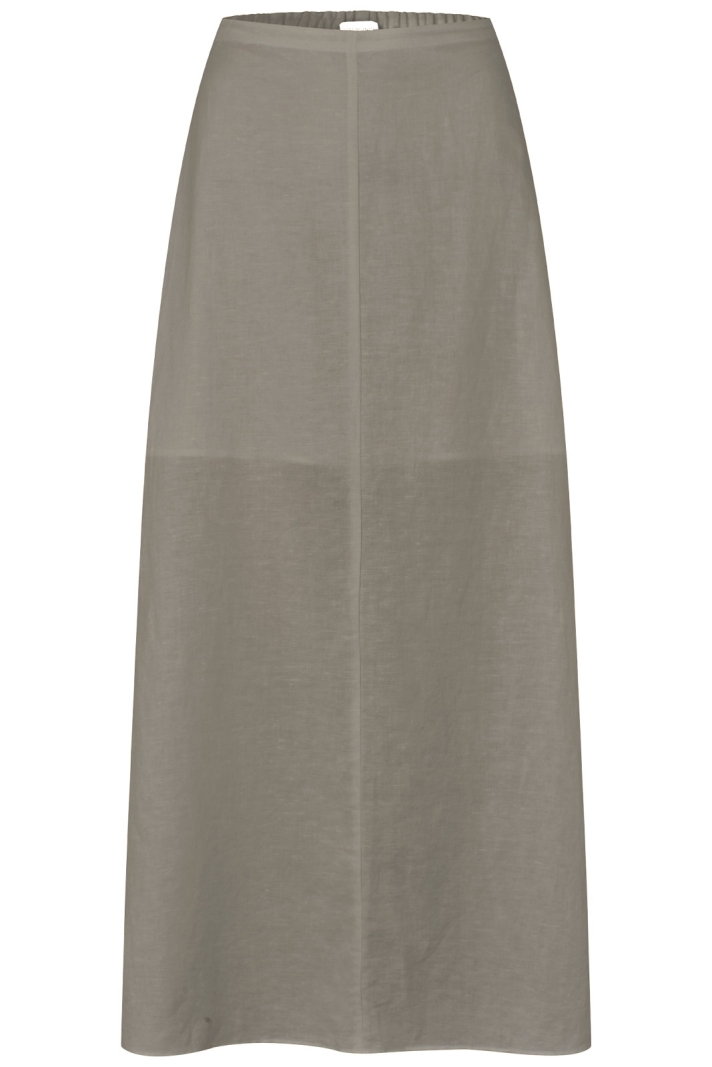 Rwesther Linen Long Skirt