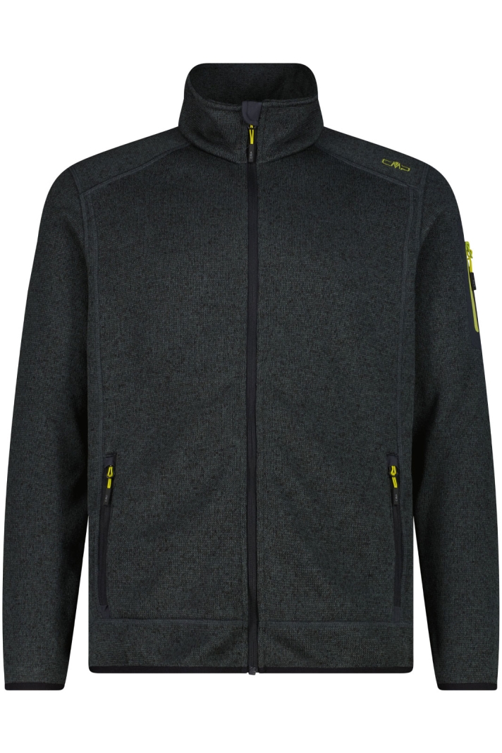 Man Knit Fleece Jacket.