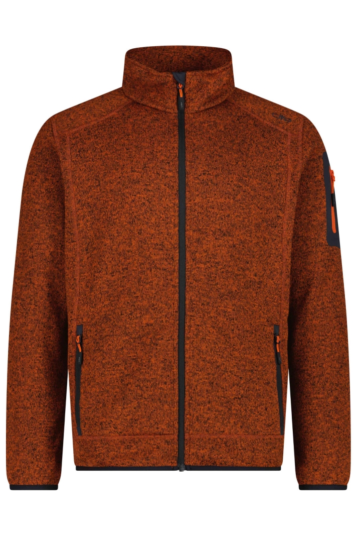 Man Knit Fleece Jacket.