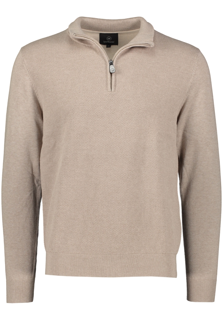 Halfzip Cotton W Elbow Patch