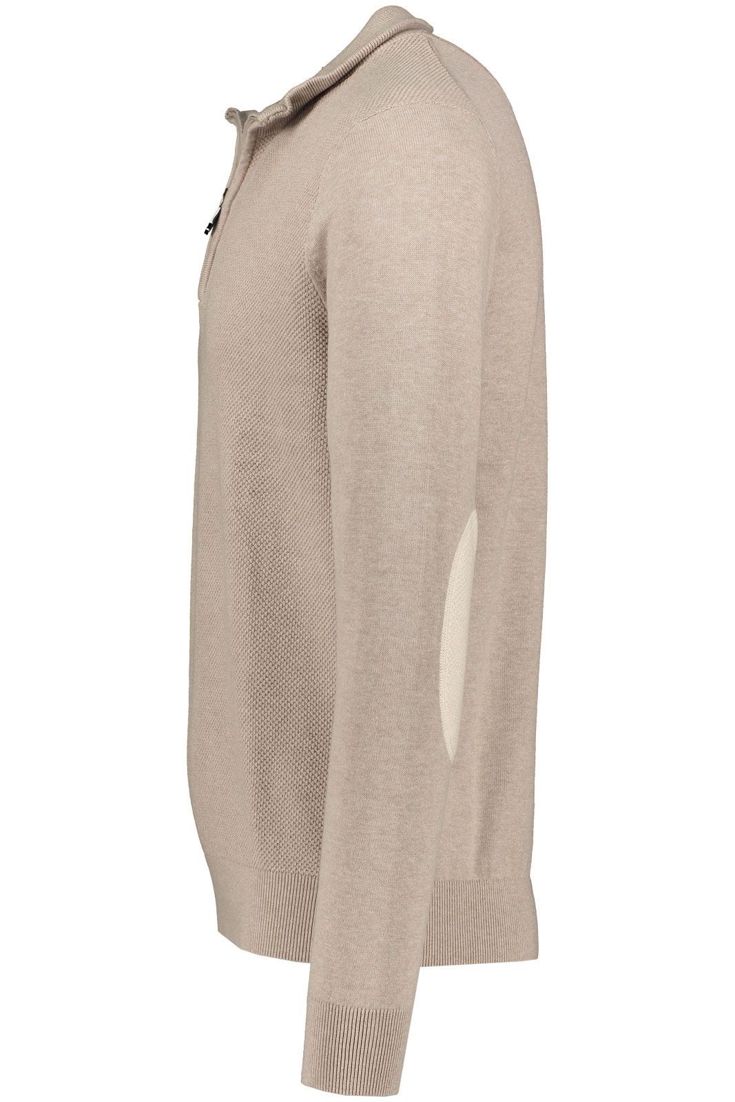 Halfzip Cotton W Elbow Patch