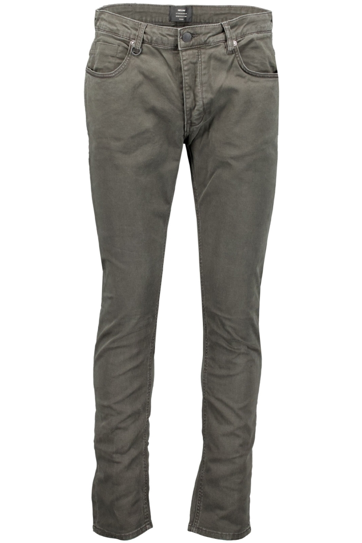 Lou Slim Twill Washed Oxblood