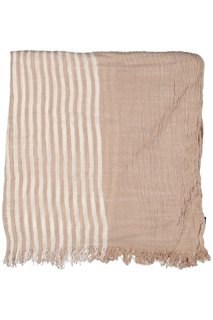 ERMINIO | Scarf with small stripes