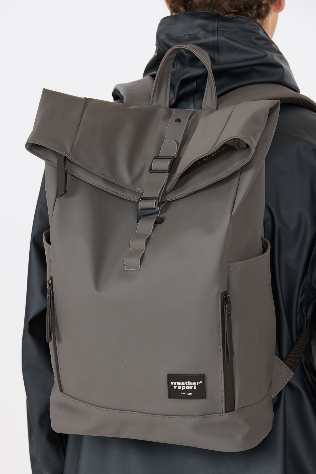 Bronze PU Backpack