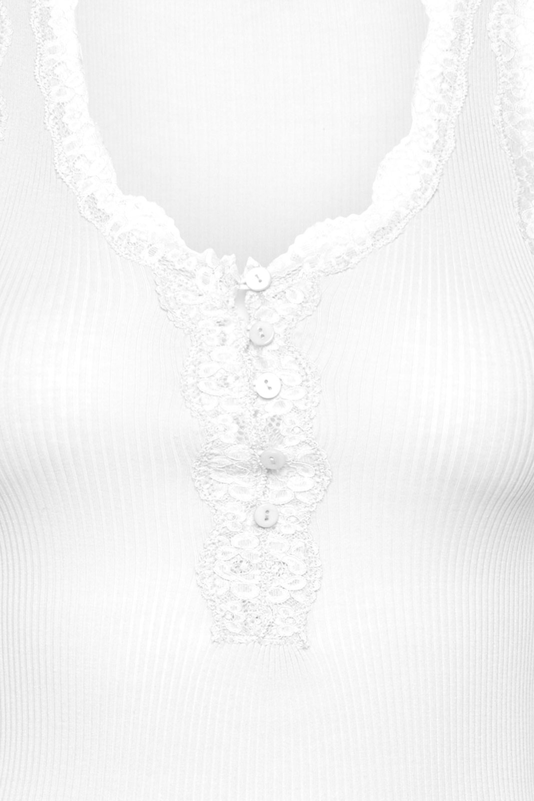 Rmwbalta Sl Top W/button Lace