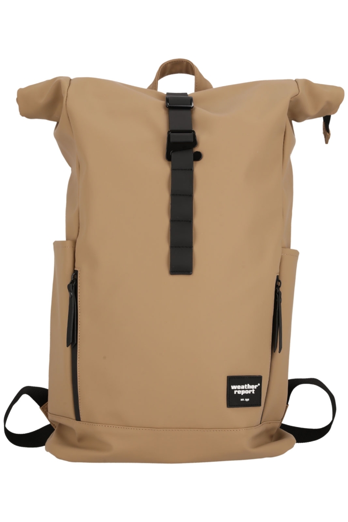 Bronze PU Backpack