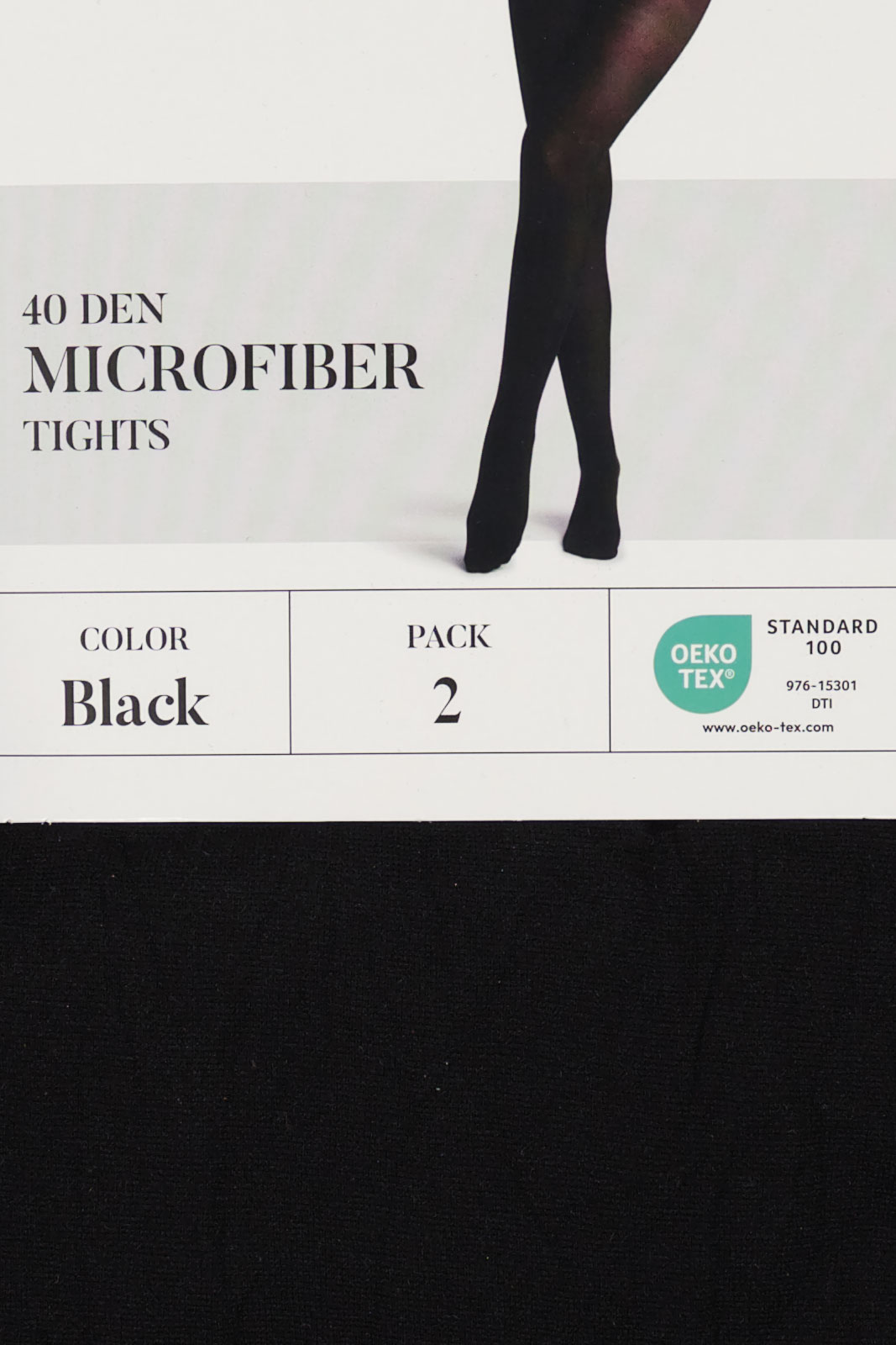 Den 40 Microfiber Tights 2Pack