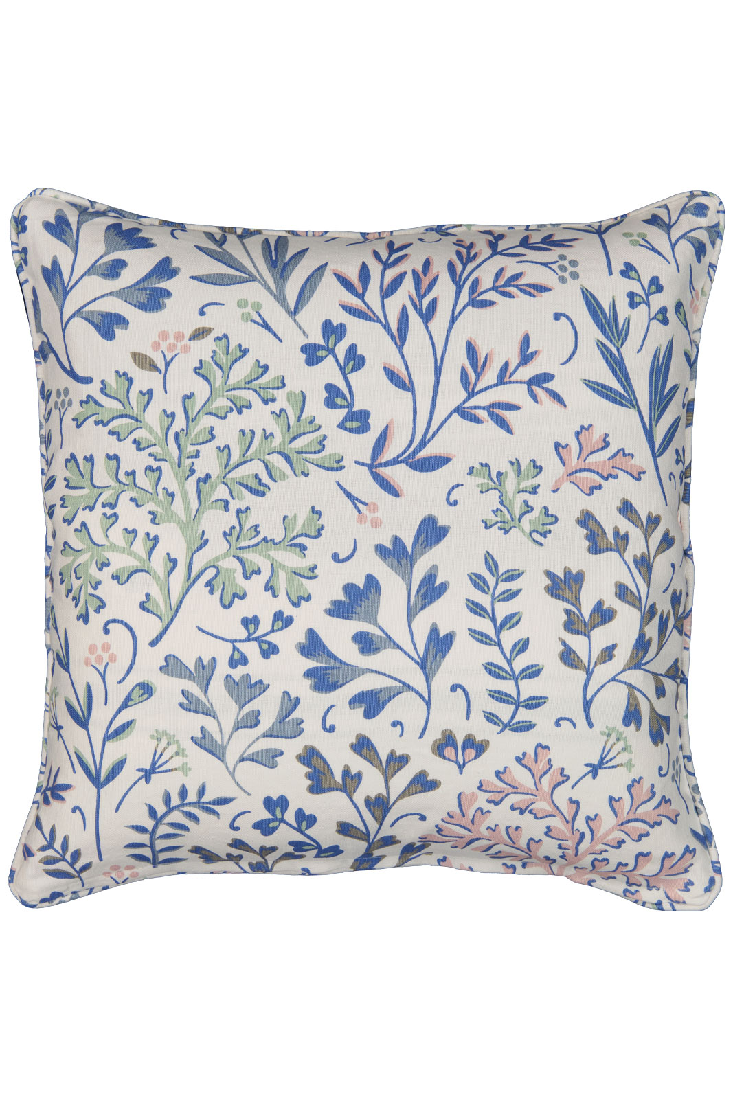 Printed Flowers Linen/cotton Pillow Cover