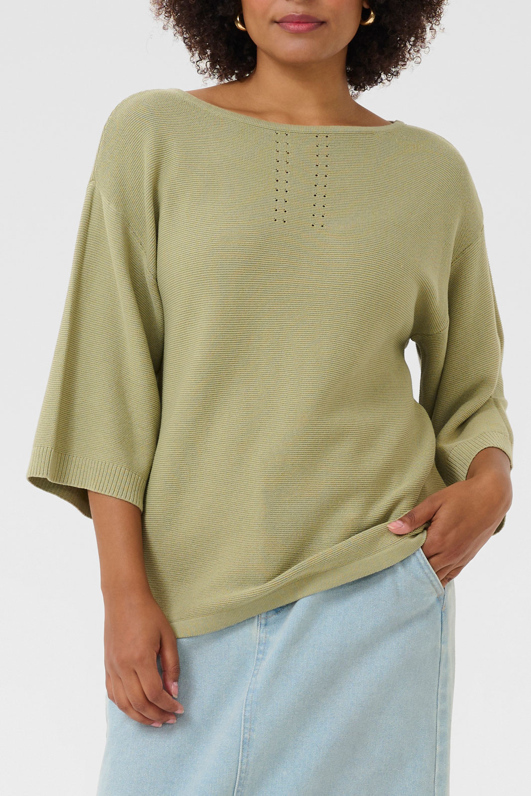 Crsillar Loose Knit Blouse
