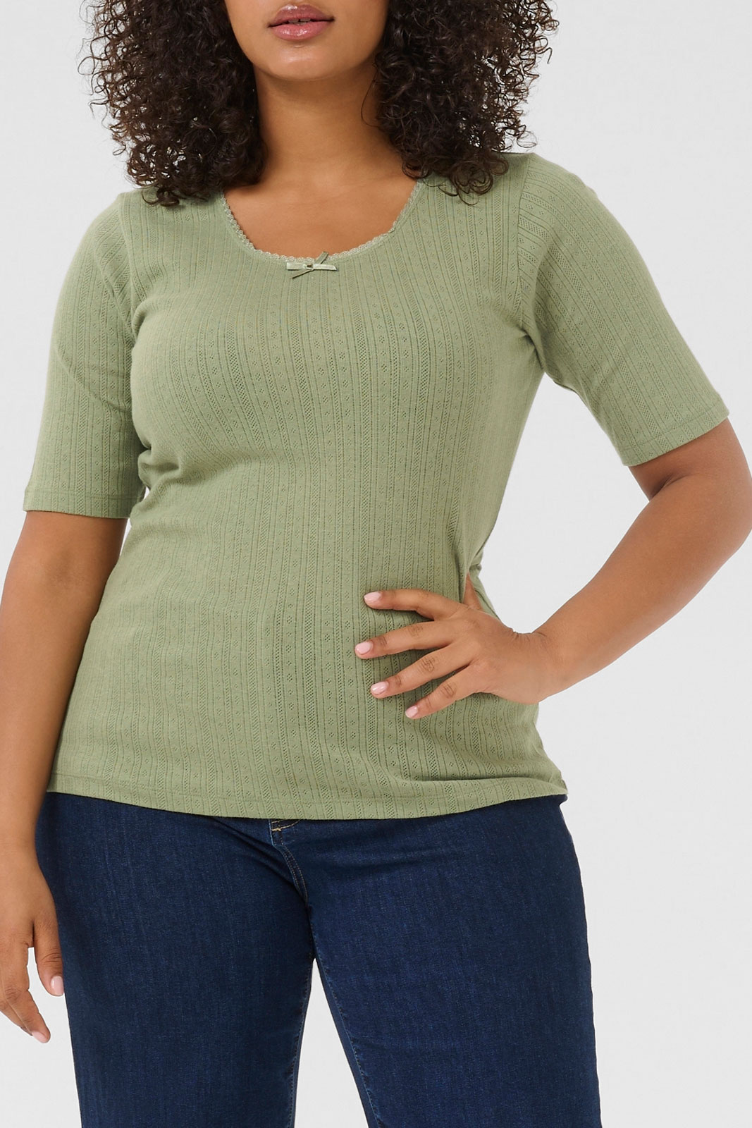 Kcvianna Pointelle T-shirt