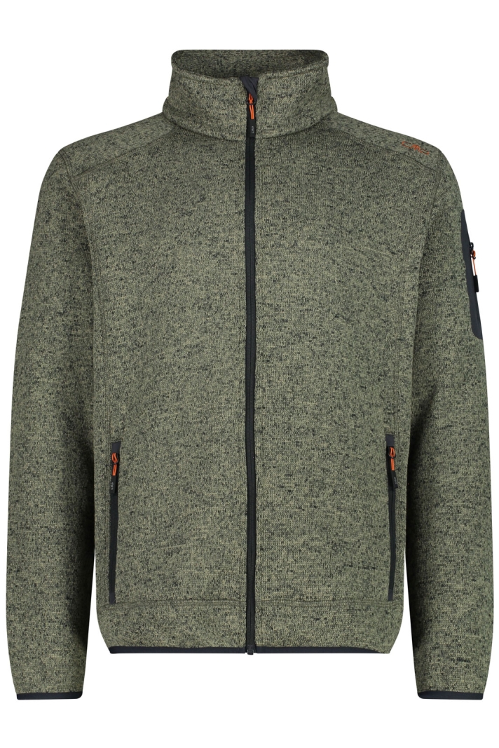 Man Knit Fleece Jacket.