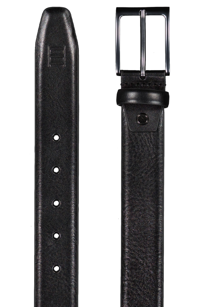 Elidoro | Bombed Leather Belt