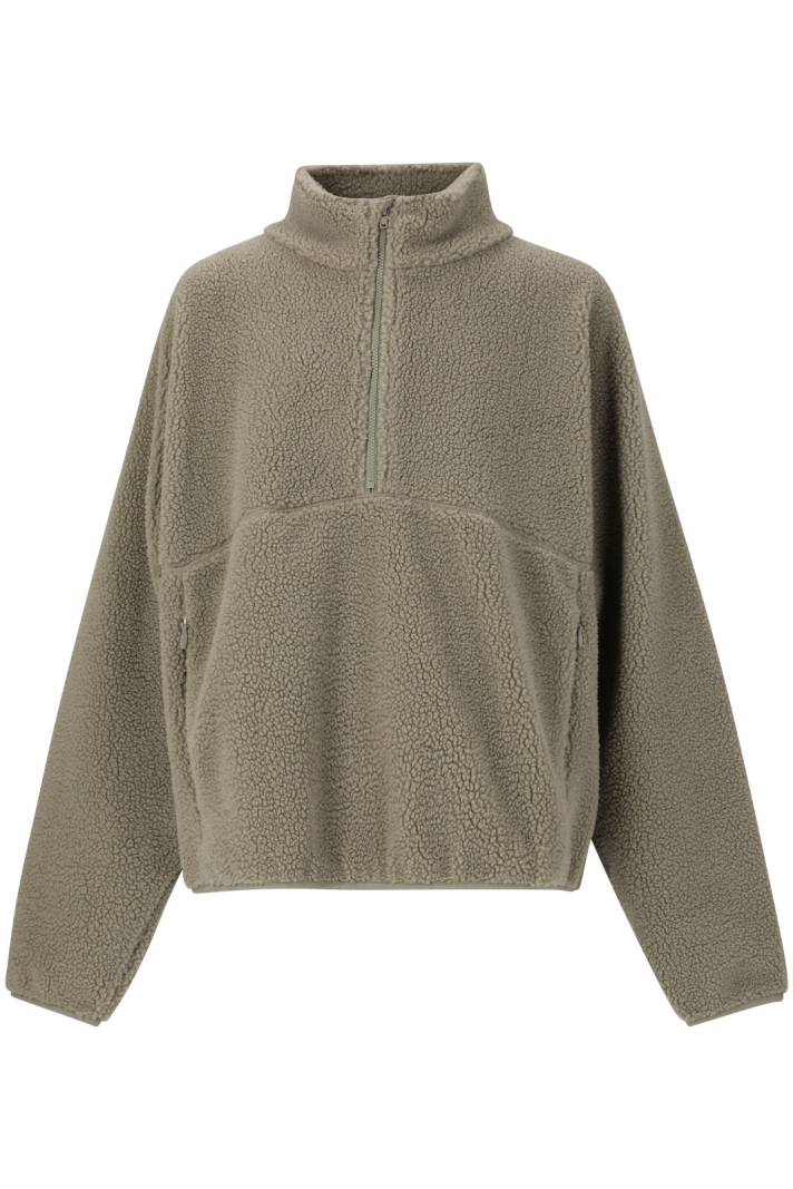 Kathleen Half Zip Fleece - Youth/Girl 140 3212FORESTFOG
