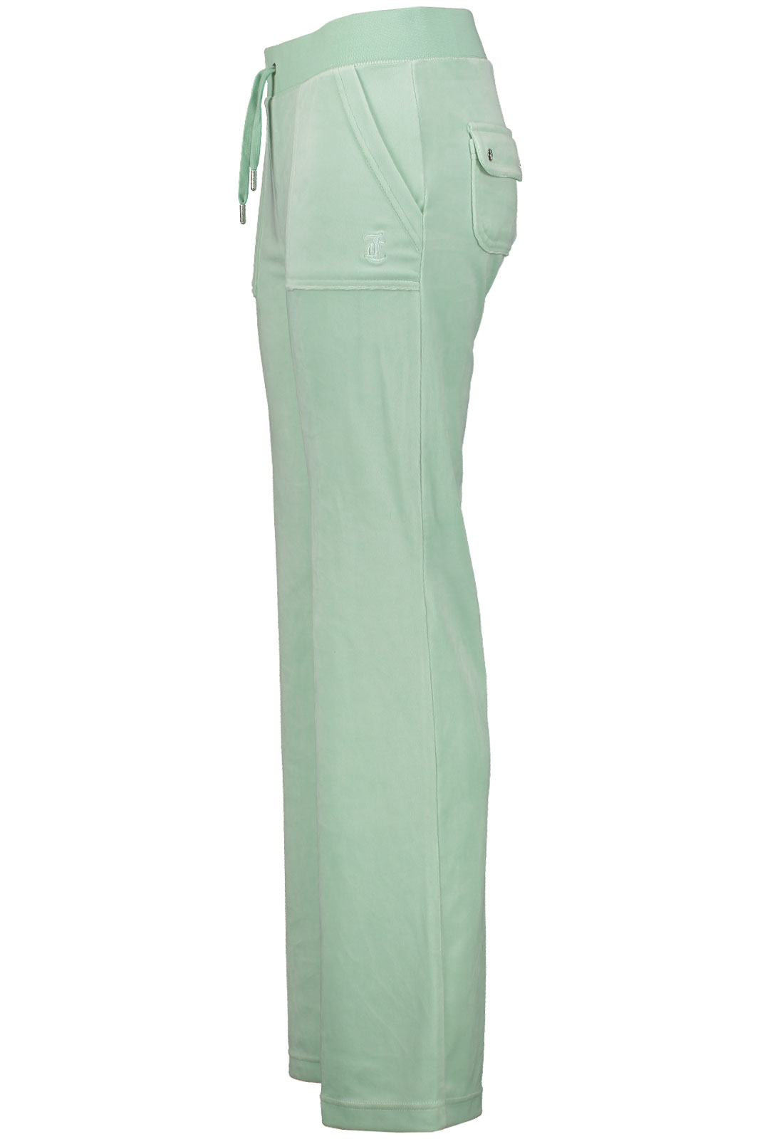 Del Ray Classic Velour Pant Pocket Design