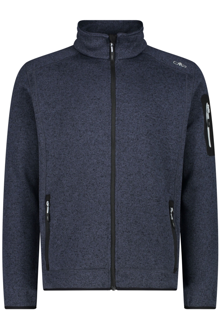 Man Knit Fleece Jacket.