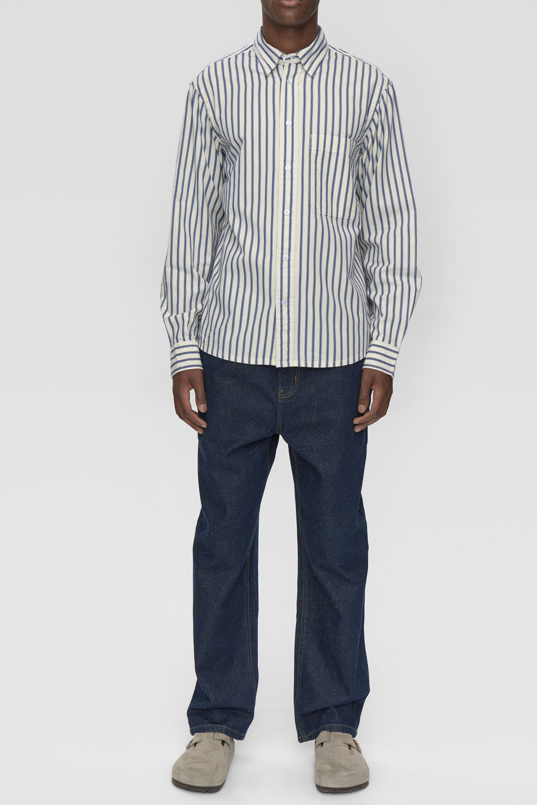 Pedro Rlx Ls Striped Shirt 4680